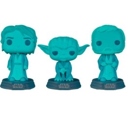 Figur Pop! Glow in the Dark Star Wars Across the Galaxy Anakin Skywalker, Yoda et Obi-Wan Kenobi 3-Pack Limited Edition Funko...