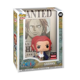 Figur Pop! EEC 2024 One Piece Shanks Wanted Poster with Hard Acrylic Protector Limited Edition Funko Pop Switzerland