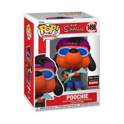 Figurine Pop! EEC 2024 Les Simpsons Poochie Edition Limitée Funko Pop Suisse