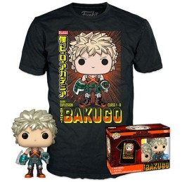 Figurine Pop! Métallique et T-shirt My Hero Academia Katsuki Bakugo Edition Limitée Funko Pop Suisse