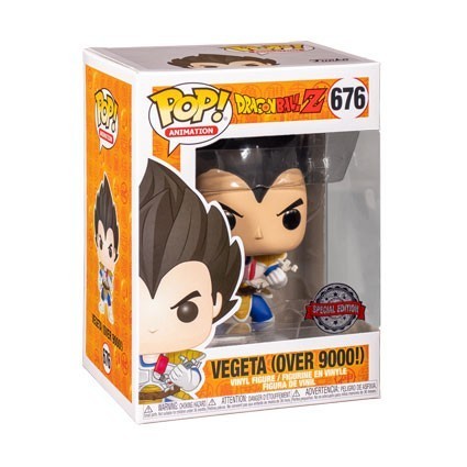 Figuren Pop! Dragon Ball Z Vegeta Over 9000 Limitierte Auflage Funko Pop Schweiz