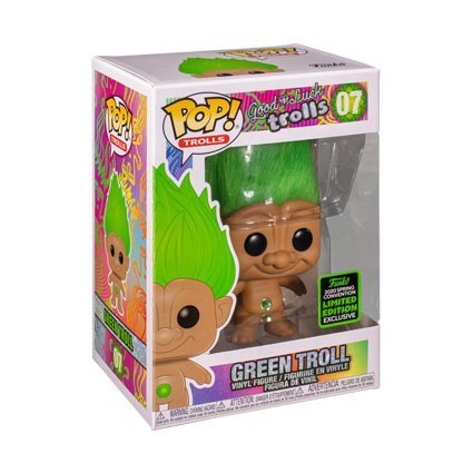 Figuren Pop! ECCC 2020 Good Luck Trolls Green Troll Doll Limitierte Auflage Funko Pop Schweiz