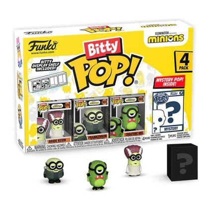 Figurine Pop! Bitty Minions Frankenbob 4-Pack Funko Pop Suisse