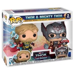 Figurine Pop! Marvel Thor Love and Thunder Thor et Mighty Thor 2Pack Edition Limitée Funko Pop Suisse