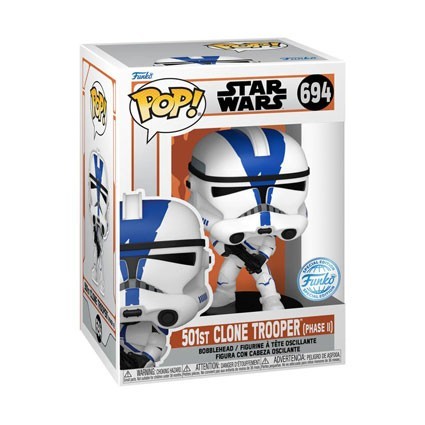 Figurine Pop! Star Wars The Mandalorian 501st Clone Trooper Phase II Edition Limitée Funko Pop Suisse