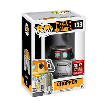 Figurine Pop! Galactic Convention 2017 Star Wars Rebels Chopper Imperial Disguise Edition Limitée Funko Pop Suisse