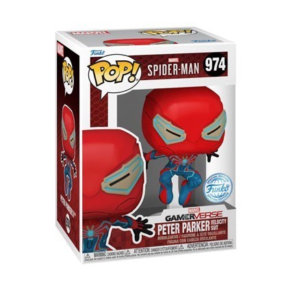 Figurine Pop! Spider-Man Peter Parker Velocity Suit Edition Limitée Funko Pop Suisse