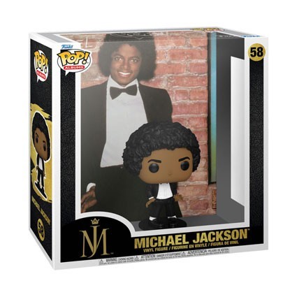 Figur Pop! Rocks Albums Michael Jackson Off the Wall with Hard Acrylic Protector Funko Pop Switzerland