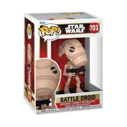 Figuren Pop! Star Wars Episode I Die dunkle Bedrohung Geburtstag Battle Droid Funko Pop Schweiz