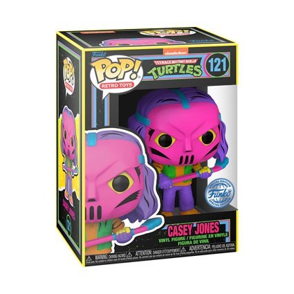 Figurine Pop! Blacklight Les Tortues Ninja Casey Jones Edition Limitée Funko Pop Suisse