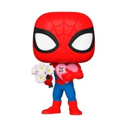 Figurine Pop! Spider-Man with Flowers Valentine's Day Edition Limitée Funko Pop Suisse