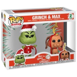 Figurine Pop! Deluxe The Grinch Grinch avec Max 2-Pack Funko Pop Suisse