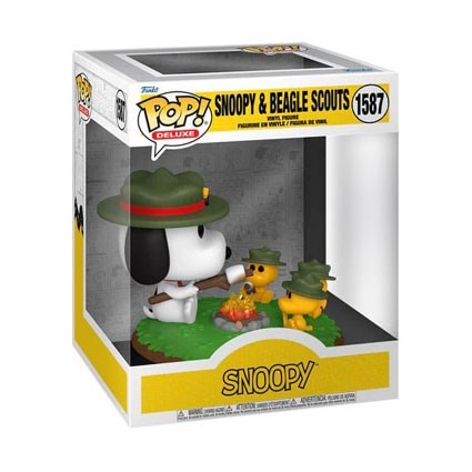 Figurine Pop! Deluxe Peanuts Snoopy avec Beagle Scouts Camping Funko Pop Suisse