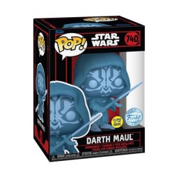 Figurine Pop! Phosphorescent Star Wars Dark Side Darth Maul Holo Edition Limitée Funko Pop Suisse