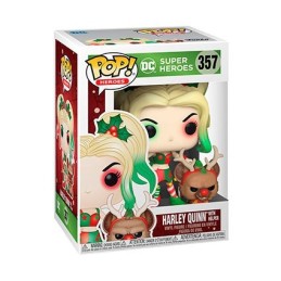 Figurine Pop! DC Comics Holiday Harley Quinn avec Helper (Rare) Funko Pop Suisse