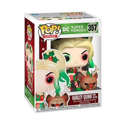 Figur Pop! DC Comics Holiday Harley Quinn with Helper (Rare) Funko Pop Switzerland