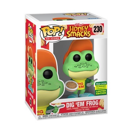 Pop! SC 2024 Kellogg's Honey Smacks Dig 'Em Frog Edition Limitée