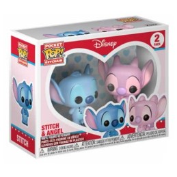 Figurine Pop! Pocket Porte Clés Stitch et Angel Funko Pop Suisse