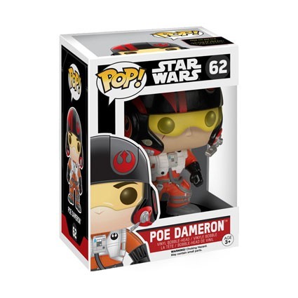 Figurine Pop! Star Wars Episode VII Le Réveil de la Force Dameron (Rare) Funko Pop Suisse