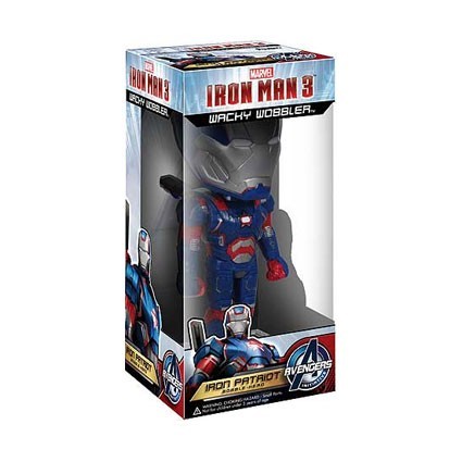 Figurine Iron Man 3 Iron Patriot Wacky Wobbler bobble Head Funko Pop Suisse