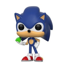 Figuren Pop! Games Sonic Sonic with Emerald (Selten) Funko Pop Schweiz