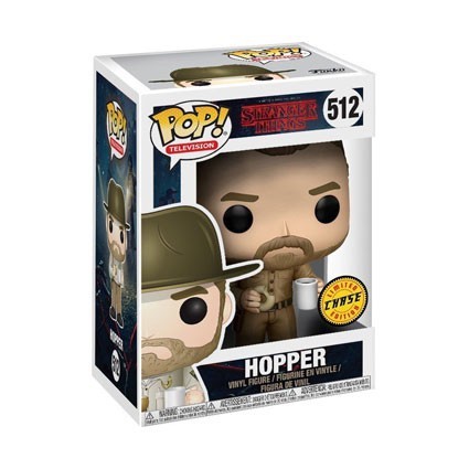 Figurine Pop! TV Stranger Things Hopper Chase Limited Edition Funko Pop Suisse