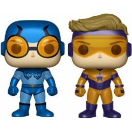 Figuren Pop! Metallisch DC Heroes Blue Beetle und Booster Gold 2 Pack Limitierte Auflage Funko Pop Schweiz