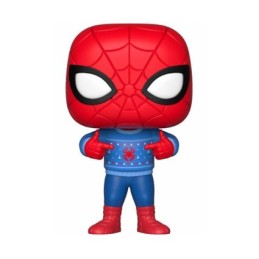 Figurine Pop! Marvel Holiday Spider-Man avec Ugly Sweater (Rare) Funko Pop Suisse